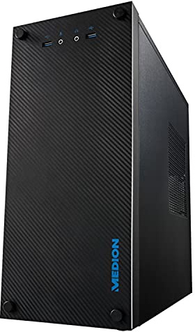 MEDION E32013 Desktop PC (AMD Ryzen 5 PRO 4650G Prozessor, 512GB PCIe SSD, 8GB DDR4 RAM, Radeon Graphics, Win 10 Home)