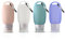 NA 4 Stück 60ml Silikon Reiseflaschen Set, Nachfüllbare Reisebehälter Auslaufsicher Portable Travel Zubehör für Shampoo, Toilettenartikel, Lotion, Conditioner