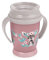 LOVI Tasse 360° Drink Master, 9 mois+, Apprendre à boire dans un verre, Système d'étanchéité innovant, Protection antibactérienne de l'embout buccal, 250ml, Collection Wild Soul, Rose