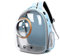 Galatée Zaino Per Gatti, Zaino Per Animali Domestici Zaino Bubble, Borsa Trasparente Impermeabile Per Capsule, Zaino Per Animali Domestici Con Capsula Ventilata(Azzurro, Copertura Trasparente)