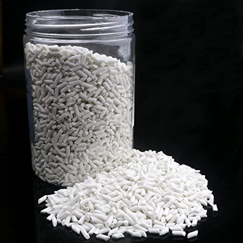 2 Pound Rock Tumbling Ceramic Filler Media 1/8 X 1/4 Small Cylinder Ceramic Tumbling Tumbler Media - 2 LBS for use in Rotating Tumblers