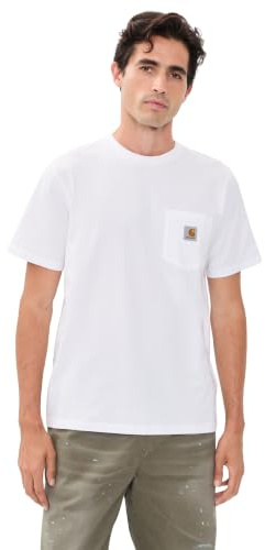 Carhartt T-Shirt Pocket Weiß, weiß, XL