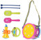 Bnineteenteam 7 St¨¹cke Kinder Musikinstrumente, Trommel Glocke Sand Hammer Trompete Musikinstrument Lernspielzeug Set Early Education yizhi Toy f¨¹r Kinder Baby Toy