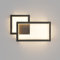 Klighten 24W LED Wandleuchte Innen,1960 Lumen, 41cm, Mordern Dekorative Wandlampe, Wandbeleuchtung Für Schlafzimmer Wohnzimmer Treppe, Warmweiß 3000K, 110-240V, Schwarz