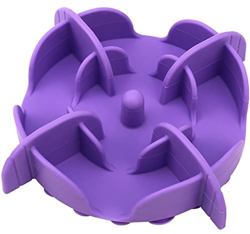 Doweiss Anti Sling Dog Bowl Anti Sling Bowl Cats Insert Slow Feeder Dog Bowl Insertion for Dogs and Cats, Can be Cut (without Bowl)