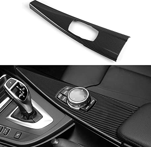 Auto Aufkleber Multimedia Abdeckung ABS Interieurleisten Trim Kompatibel mit BMW F30 F31 F34 3GT F32 F36 M4 Interieur Zubehör