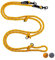 Floxik Laisse de qualité supérieure pour chiens - Orange - 3 m réglable - Corde pour chiens de petite et moyenne taille - Robuste et élégante pour vos aventures en plein air