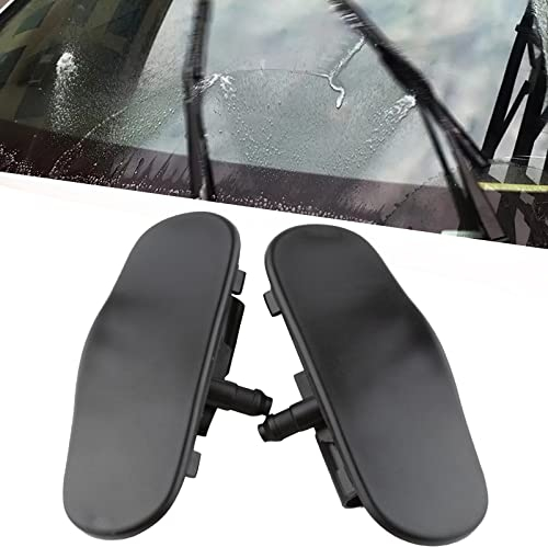 Effitnee 2 boquillas de pulverización para limpiaparabrisas delantero con calefacción para A3 A4 A5 A6 A7 A8 Q3 Q5 Q7 TT 4G8988987 4GD955987