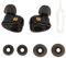 Auriculares IEM, Controlador Dinámico Dual en la Oreja, Auriculares Estéreo de Repuesto para SE215 SE315 SE425 SE535 SE846 UE900 TK200 T100 W10 W20 W30 W40 W50 W60 W80 (Oro Negro)