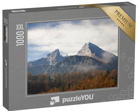 Puzzle 1000 Teile XXL „Herbst am Watzmann, Berchtesgadener Land“ – aus der Puzzle-Kollektion Landschaft