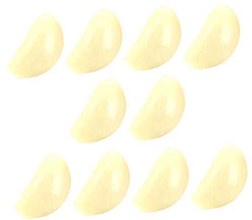 VINTORKY 10St künstlicher Knoblauch Simulation lebensechter Knoblauch künstliches Gemüse House Decoration Easy putz deko Modell Knoblauchzehen gefälschte Gemüse-Foto-Requisiten Lebensmittel