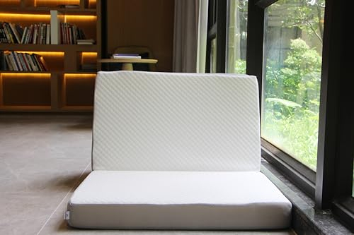 FINTHOMING Klappmatratze 75x195cm, 10cm hoch, Gästematratze Klappbar, Faltmatratze, Faltbare Matratze, Reisematratze, Gästebett klappbar für Gästebett Reisebett Platzsparend Öko-Tex Zertifiziert