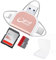 Asheyya Multi-Port 4 in1 Universal SD TF Card Reader, SD/Micro SD USB 3.0 Card Camera Memory External Card Readers