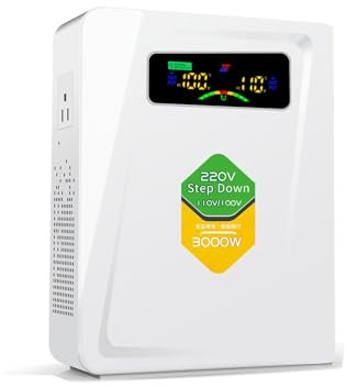 ZHENGXI ELECTRIC 3000W Convertisseur de tension 220v-240V vers 110v-120V ,Step Down Transformateur Voltage Converter 220v to 110v