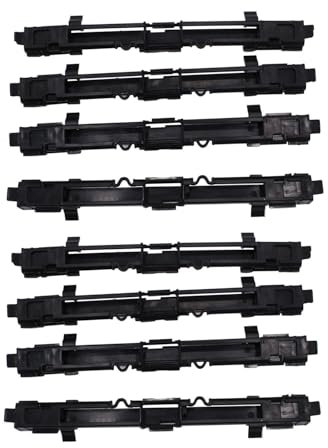 8 Stück/Set SHLPDFM Dachträger-Abdeckleiste Zierleiste Zierleiste 5187915, 13125723, 5187914 passend für Opel Astra H, Zafira B, 2005–2014