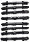 8 Stück/Set SHLPDFM Dachträger-Abdeckleiste Zierleiste Zierleiste 5187915, 13125723, ‎5187914 passend für Opel Astra H, Zafira B, 2005–2014