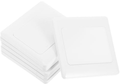 Gadpiparty 6stücke Steckdosenplatte Wasserdichte Abdeckung Für Elektrodosen Im Außenbereich Steckdosenplattenabdeckung Kabelabdeckung Für Wandplatten Plattenabdeckung Lichtschalterplatte