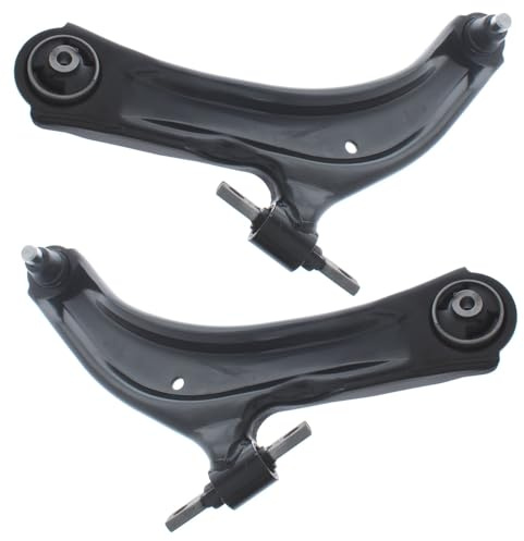 XYZ Parts Front Lower Suspension Wishbones Control Arms Compatible with Nissan Qashqai +2 2007-2014 Pair Drivers Side Right Hand & Passengers Side Left Hand UK Replacement