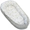 Leanbe Babynest 90x50 cm – Nestchen für Neugeborene aus Baumwolle & Polyester – Kuschelnest fürs Baby, ideal für Herbst & Winter – Babybett für Indoor & Outdoor (Grau)