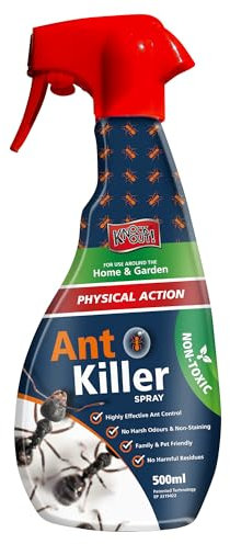 Barrettine Knock Out!® Ant Spray (500ml) - Non Toxic, Ready To Use Ant Killer Spray with Patented Technology, Highly Effective Pest Control Family & Pet Friendly
