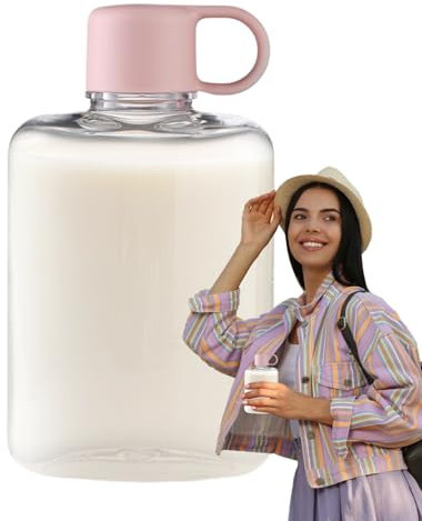 Botellas de agua plana para viajar - 360 ml de botella de agua de viaje cuadrada delgada | Botella de agua de bolsillo Tritan reutilizable, taza de frascos de viaje a prueba de fugas para deportes, ac