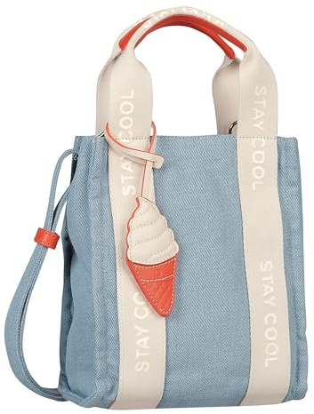 TOM TAILOR shopper bag Azura Zip Shopper Light Denim Blue light blue