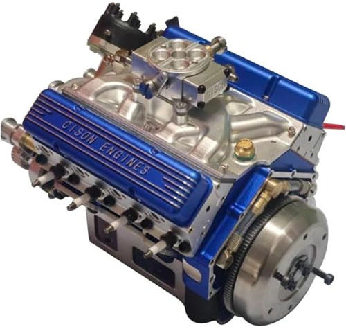 Kit per costruire il proprio staminale auto V-8 kit motore per adulti, 4 tempi 44 cc,V8 Kit motori a gas, benzina Ohv V8 kit modello motore piccolo blocco, kit mini V 8 E-ngine che funziona