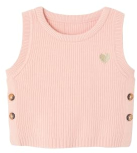 VERTBAUDET Ärmelloser Babypullover