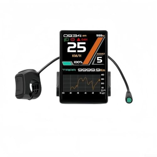 Ebike Farbdisplay-Messgerät, Fahrradcomputer Tachometer für BAFANG für M200 M300 M400 M500 für M600 M820 M420 M410 M510 und neuere G340 für G320 M315
