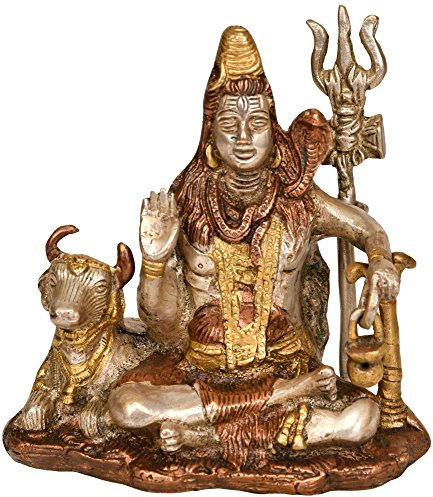 Exotic India zch85 Lord Shiva sitzend, NANDI