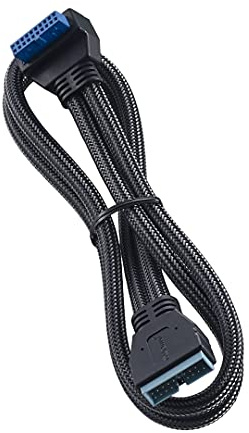 Cablemod CM-CAB-RIU3-N50KC-R câble USB 0,5 m USB 3.2 Gen 1 (3.1 Gen 1) Charbon