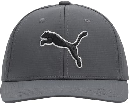 PUMA Unisex-Erwachsene Evercat Dillon Stretch Fit Cap Baseballkappe, dunkelgrau, L/XL