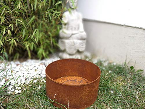 Zen Man 1mm030789-1 Pot de Fleurs en Rouille 20 x 20 x 10 cm