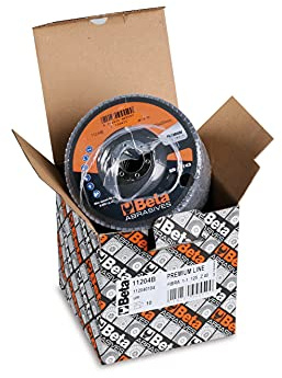 BETA 11204B 40 - Disques à lamelles avec Toile Abrasive au Zirconium, Support en Fibre de Verre et Lame Simple