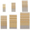 HPMAISON 60 Stück HSS Bohrer Set Metall Spiralbohrer Set Handspiralbohrer Bohrersets Werkzeuge 1/1,5/2/ 2,5/3/3,5 mm für Bohren Holz Kunststoff und Aluminium