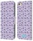 Head Case Designs Officially Licensed Me To You Lilac Pattern Soft Focus Leather Wallet Case Compatible With Apple iPhone 6 / iPhone 6s