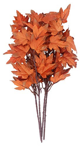 PRETYZOOM Lot de 4 Branches d'érable artificielles en Forme de Branches d'érable pour Automne, Thanksgiving - Style Maison de Campagne - pour Mariage, Noël, fête, Festival - Vase - Arrangement Floral