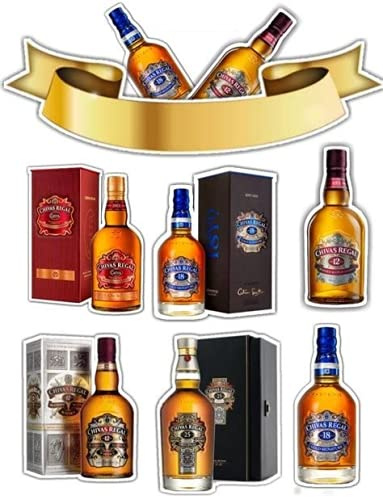 Birthday Edible Cake Toppers Beer-Drink-BBQ (PATTERN 10)