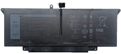 35J09 JHT2H Y7HR3 4V5X2 HRGYV WY9MP XMV7T 009YYF Remplacement de la Batterie d'un Ordinateur Portable pour Dell Latitude 7310 7410 Series(11.4V 39Wh 3255mAh)