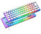 MAGIC-REFINER MINI 60% Kabelgebundene Mechanische Gaming Tastatur, RGB Chroma Beleuchtung, PBT Pudding Keycaps, Hot-Swap, OUTEMU PRO Rote Schalter, QWERTY 62 Tasten Kompakter Tastatur für PC/MAC-Blau