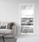 MyMaxxi - Tür bekleben mit Türtapete Türposter Selbstklebend 90x200 Stürmische See - Türfolie mit Premium Glanzeffekt - Türaufkleber metallic Silberfolie - Türklebefolie Meer Ozean schwarz weiß