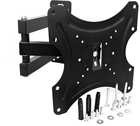 Gemx TV Wall Bracket for 14-42 inches LED, LCD & Curved TVs, Monitors - VESA 50x50 to 200x200, Swivels, Tilts & Rotates, Holds up to 35 kg