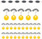 Realure 150/300 STK Gummistopper Angeln 6 in 1 Gummiperlen Angeln Kleine Schnurstopper Angeln Forellen Stopper Angeln für 0,1–0,43mm Linie Stopper Angeln und Sinker Stops Oval (150pcs, L)