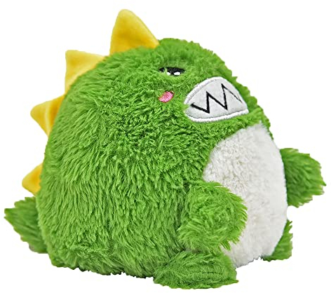 Kögler 26928 - Swappies, niedliches Wende-Plüschtier, Dino und Ei, ca. 17 x 15 cm, aus weichem Polyester, waschbar, 2 Kuscheltiere in einem