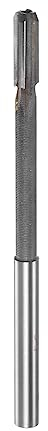 sourcing map Hartmetall Reibahle 5.1 mm, 4 Schneidig, H8/H7 Genauigkeit, Sandstrahlbeschichtung Maschinenreibahle für Metall Holz Loch Reiben, Gerade Nut Hochgeschwindigkeitsstahl Werkzeug