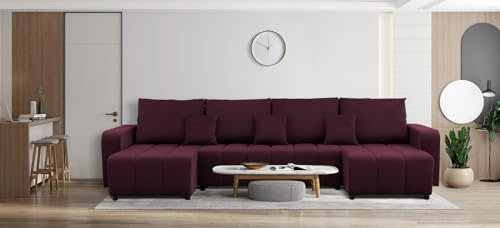 Mebligo Ecksofa Modena U mit Schlaffunktion (Kronos 03)