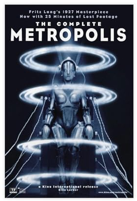 ZOLULA Metropolis – Filmposter auf Leinwand, Poster, Wandkunst, Dekor, Bild, Gemälde für Wohnzimmer, Schlafzimmer, Dekoration, ungerahmt, 30 x 45 cm