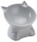 Futternapf Erhöht - Anti Erbrechen Fressnapf Katze mit 15° Neigung Design Katzennapf Katzenfutter Napf Welpe Futternäpfe Katzen Futternapf (Blau)