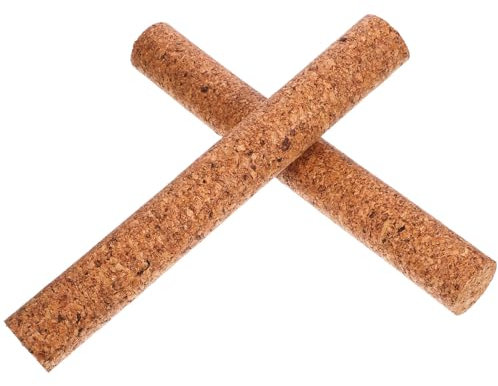 Alipis Weinflaschenverschlüsse Aus Holz 2 Stück 30 Cm Lang Flaschenkorkenstopfen 41 Mm Wiederverwendbarer Flaschenverschlussstopfen Für Glasflaschen Wein Bier Party Basteln