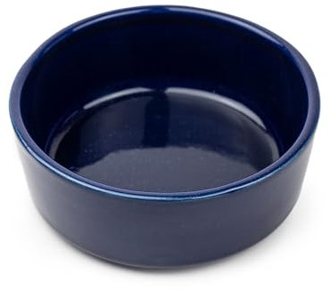 ESPRIT DE CUISINE - Poke-Bowl en Céramique 13,5 cm (0,4L) - Made in France - 100% recyclable - Résiste de -20°C à +250°C - Résistant aux Rayures - Bleu Moucheté